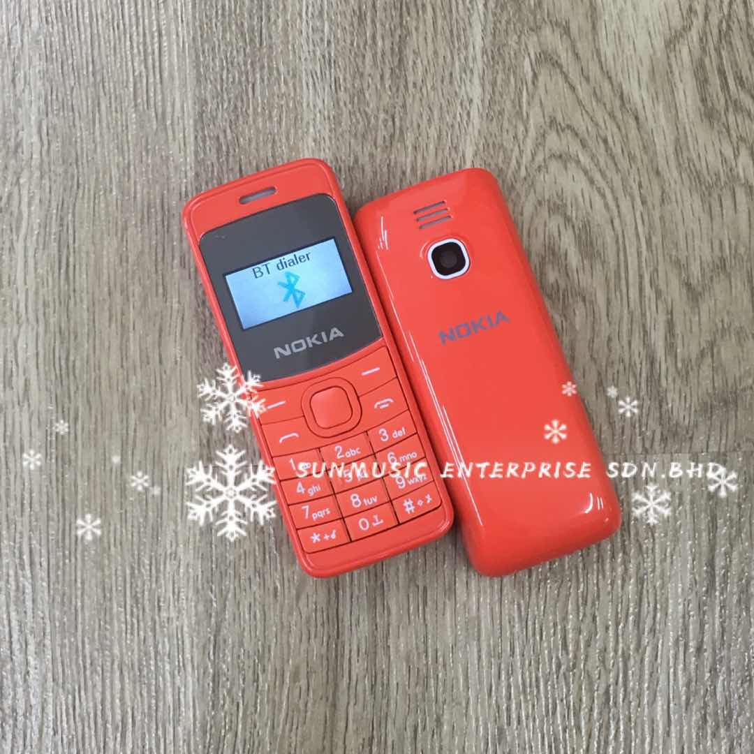 (Orange)NOKIA 8110 Super mini Body Wireless Bluetooth Dialer Phone(Ready Stock)